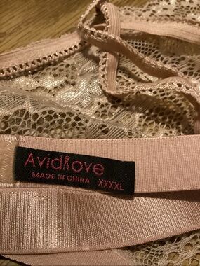 AvidLove Sexy BRA GOLDEN TAN LACE STRAPPY  VERY SEXY BRALETTE XXXXL